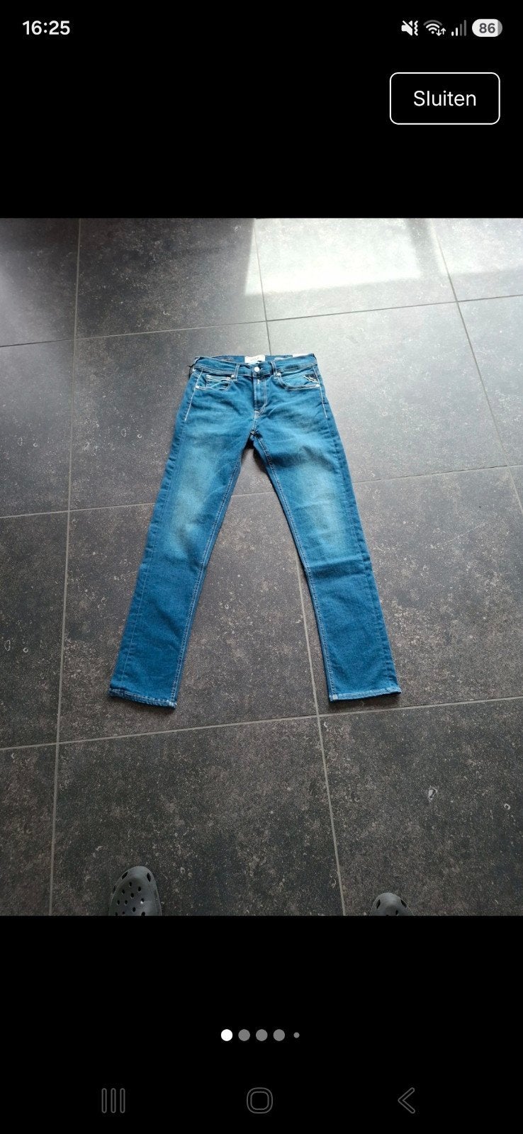 Replay Jeans Hyperflex maat 29-32, Kleding | Heren, Blauw, Nieuw, W32 (confectie 46) of kleiner, Ophalen of Verzenden