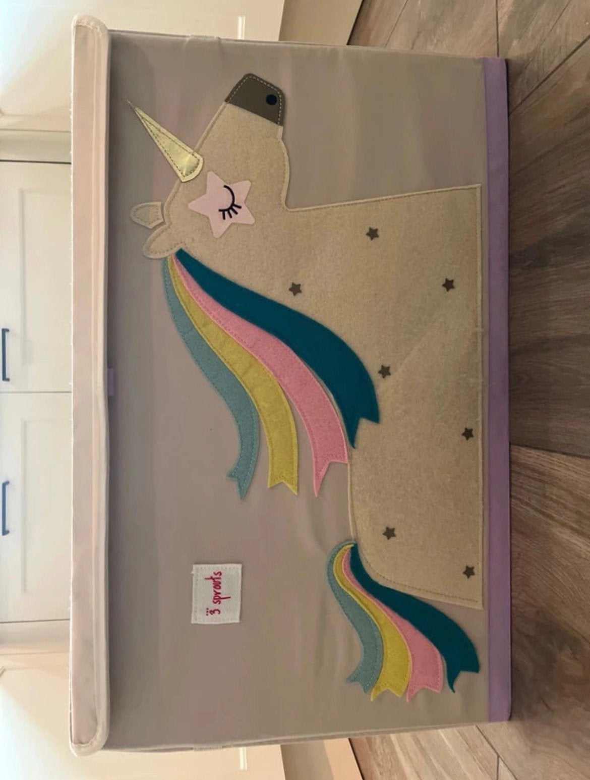3 Sprouts opbergdoos met unicorn, Ophalen, Gebruikt, Overige typen, Met deksel