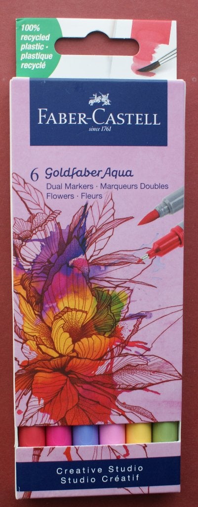 Set van 3 Faber Castell Goldfaber Aqua Dual Markers., Hobby en Vrije tijd, Tekenen, Verzenden, Nieuw, Potlood of Stift