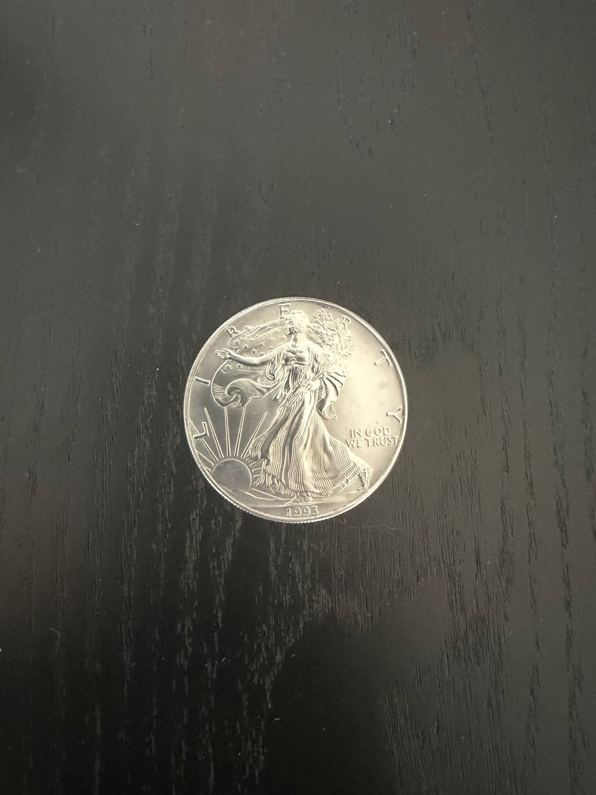 1 oz American Eagle zilver 1993, Verzenden, Losse munt, Zilver