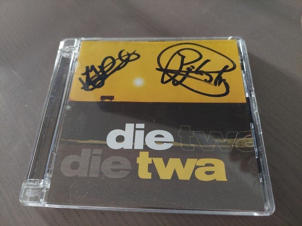 Die Twa - Die Twa CD (Gesigneerd), Gesigneerd, Verzenden, Zo goed als nieuw, Streekmuziek
