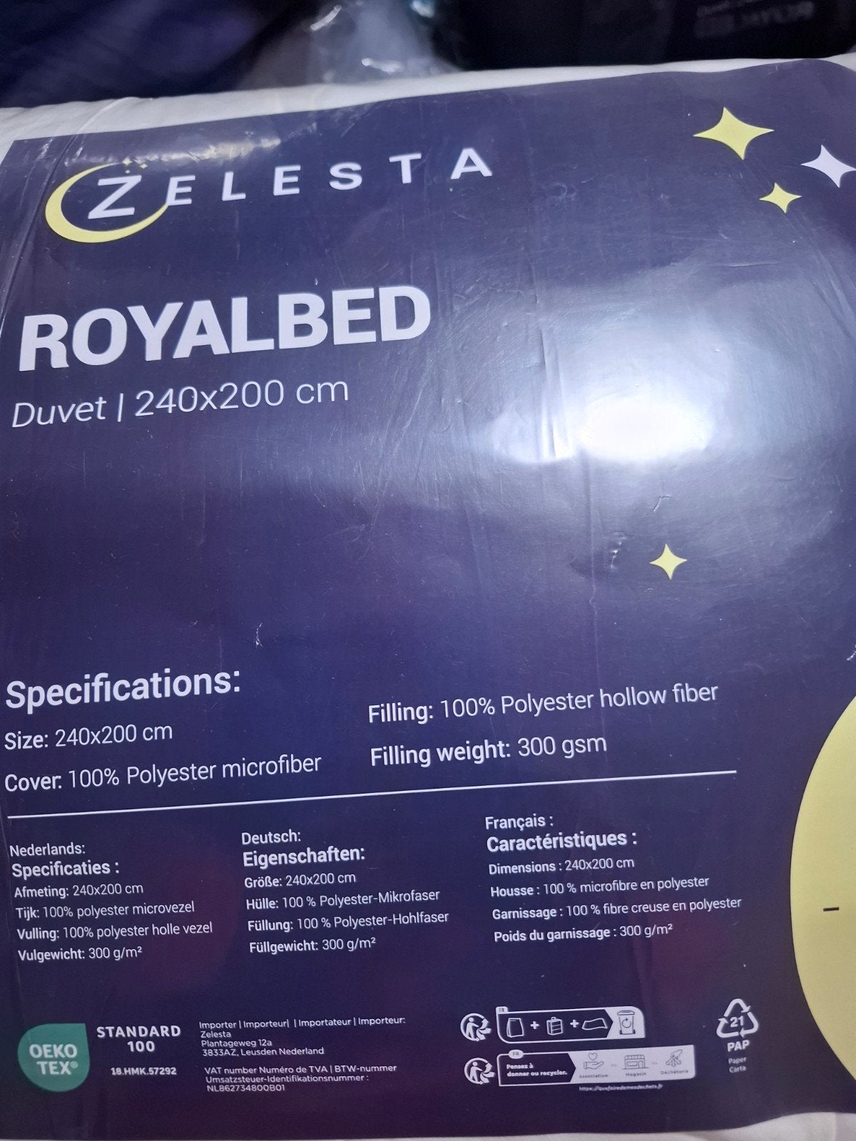 Te koop Zelesta dekbedden partij, Ophalen of Verzenden, Nieuw, Tweepersoons, Wit