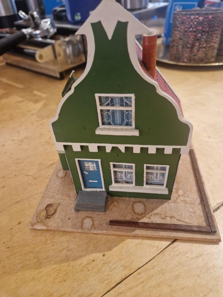 Zaans huisje spaarpot vintage, Ophalen of Verzenden, Gebruikt, Metaal of Blik