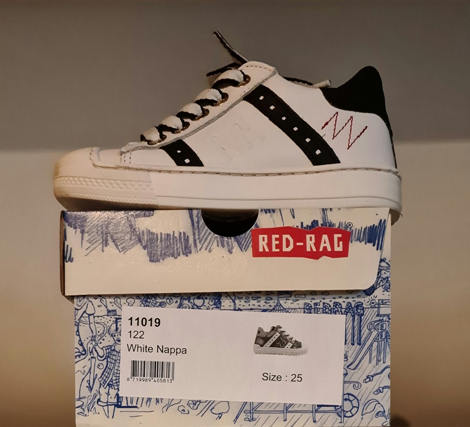 Red Rag sneaker maat 22 ZGAN veter+rits, Ophalen of Verzenden, Zo goed als nieuw, Jongen, Schoenen