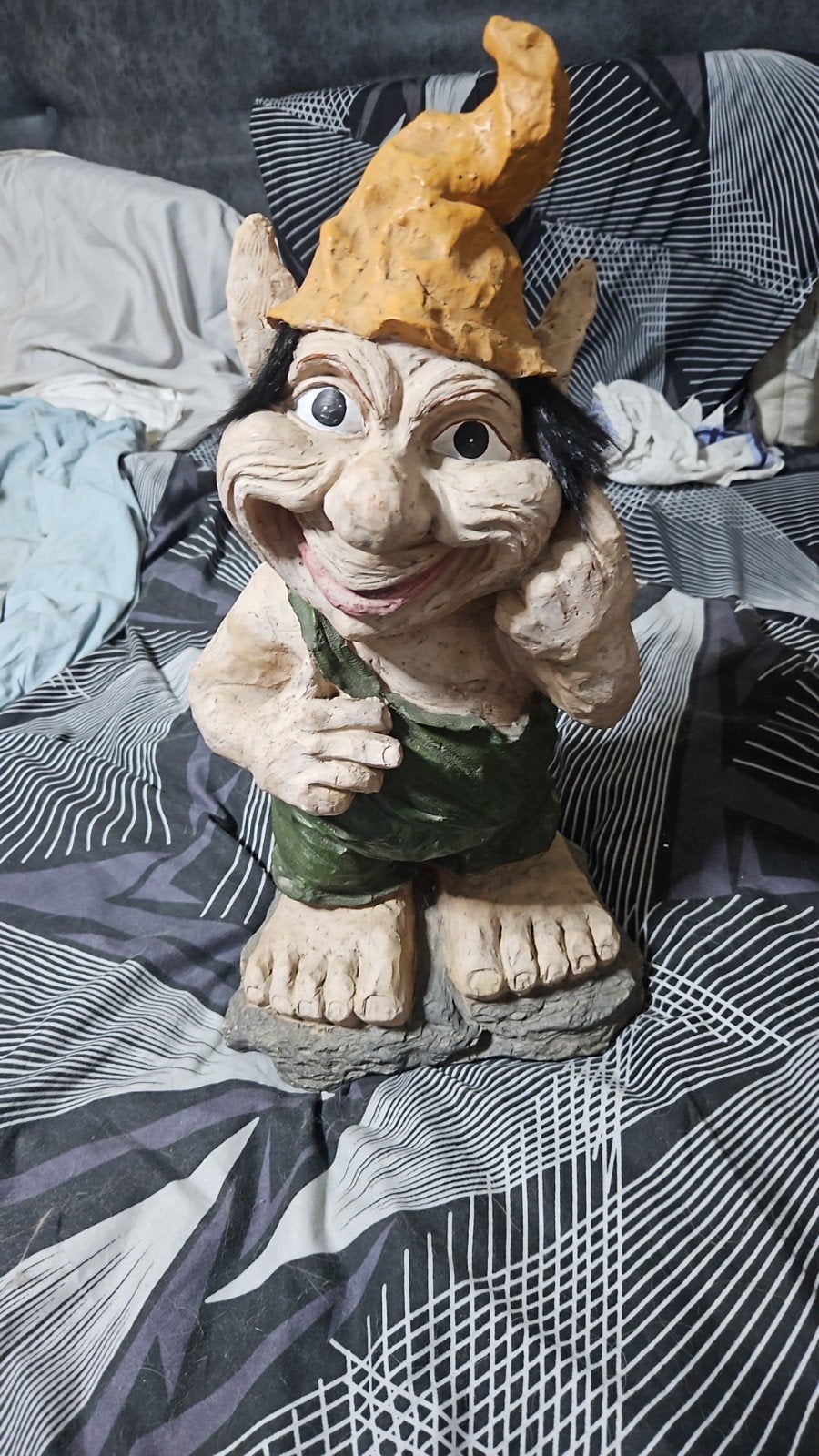 Niet gebruikte trol decoratie, Ophalen
