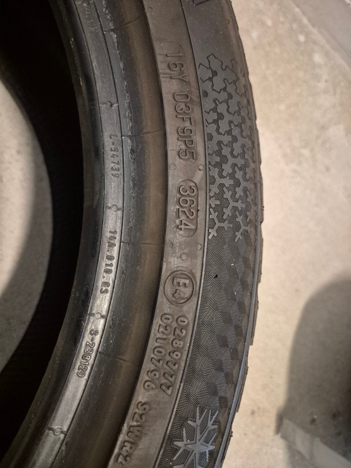 Continental WinterContact TS 870 XL FR 225/45 R17 94H, Ophalen, Gebruikt, 17 inch, Winterbanden