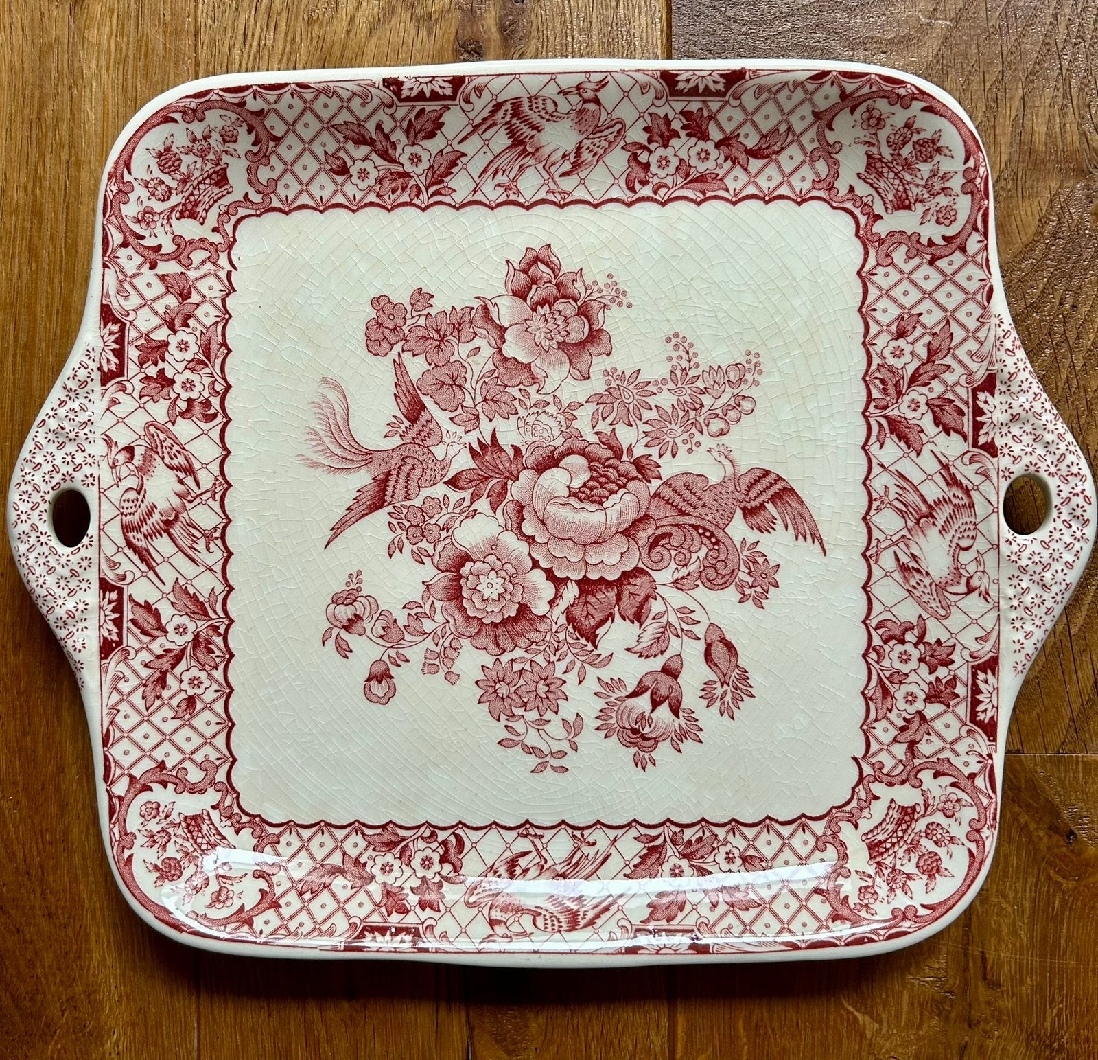 Antieke schaal van Mason’s, Stratford rood, Antiek en Kunst, Ophalen of Verzenden