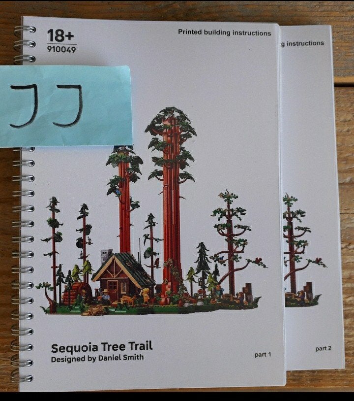LEGO Bricklink 910058 Sequoia tree trail - bouwinstructies, Overige thema's, Lego, Overige typen, Ophalen of Verzenden