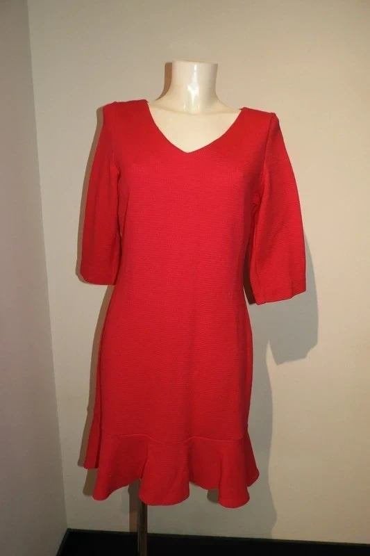 Boutique Moschino mooie jurk onderkant uitlopend deel D40, Maat 38/40 (M), Verzenden, Zo goed als nieuw, Knielengte