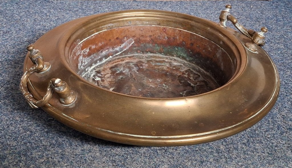Koperen brasero / vuurpan / vuurschaal, Ophalen of Verzenden, Koper
