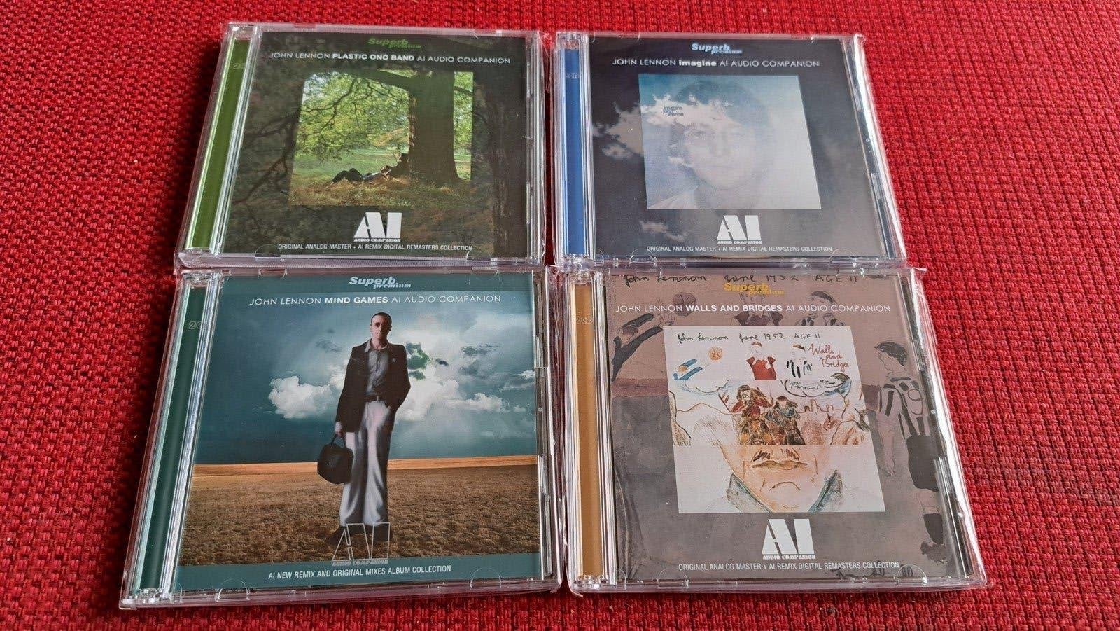 John Lennon 4x2 cd AI audio Companion (The Beatles), Ophalen of Verzenden