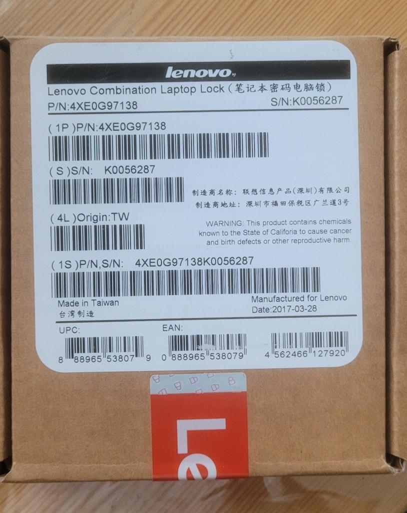 Lenovo laptopslot nog NIEUW in de verpakking, Verzenden, Nieuw