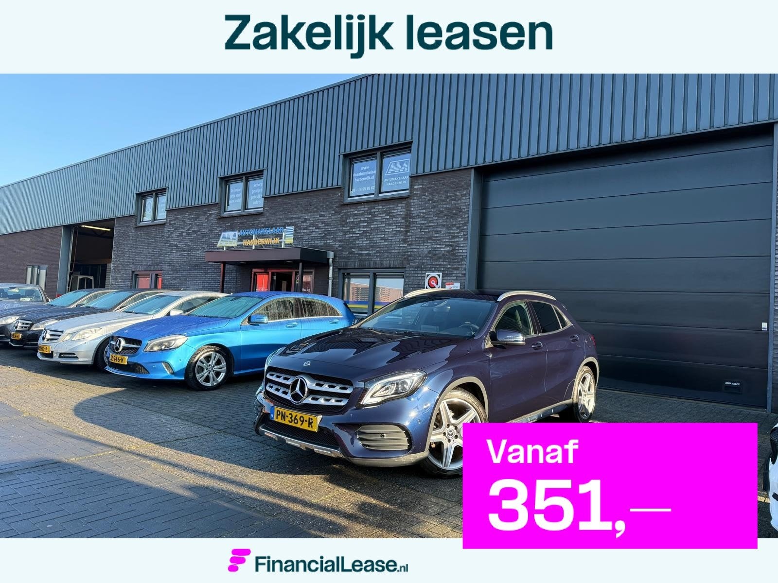 Mercedes-Benz GLA-klasse 180 Business Solution AMG | 2E EIGE, Gebruikt, 4 cilinders, 715 kg, Blauw