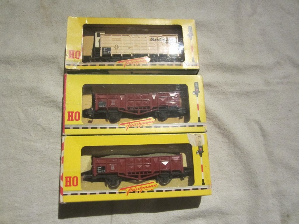 fleischmann Ho 22 wagons., Gebruikt, Gelijkstroom, Fleischmann, Wagon