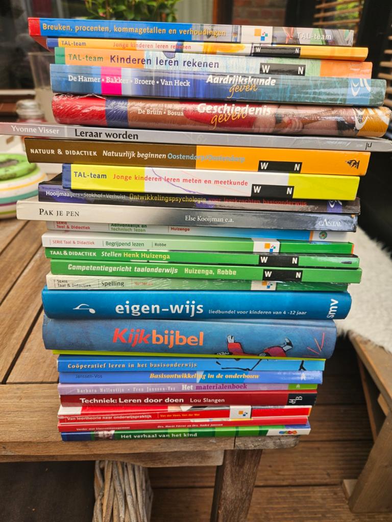 Grote collectie schoolboeken voor basisonderwijs en PABO, Boeken, Overige vakken, Diverse auteurs, Overige niveaus, Ophalen
