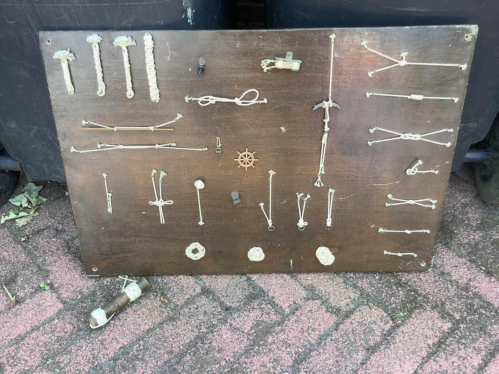 Knopen bord, Ophalen, Gebruikt, Krijtbord