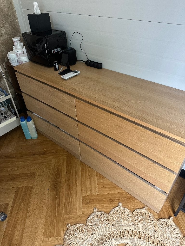 Malm ladekast IKEA, Ophalen, Gebruikt, 100 tot 150 cm, 5 laden of meer