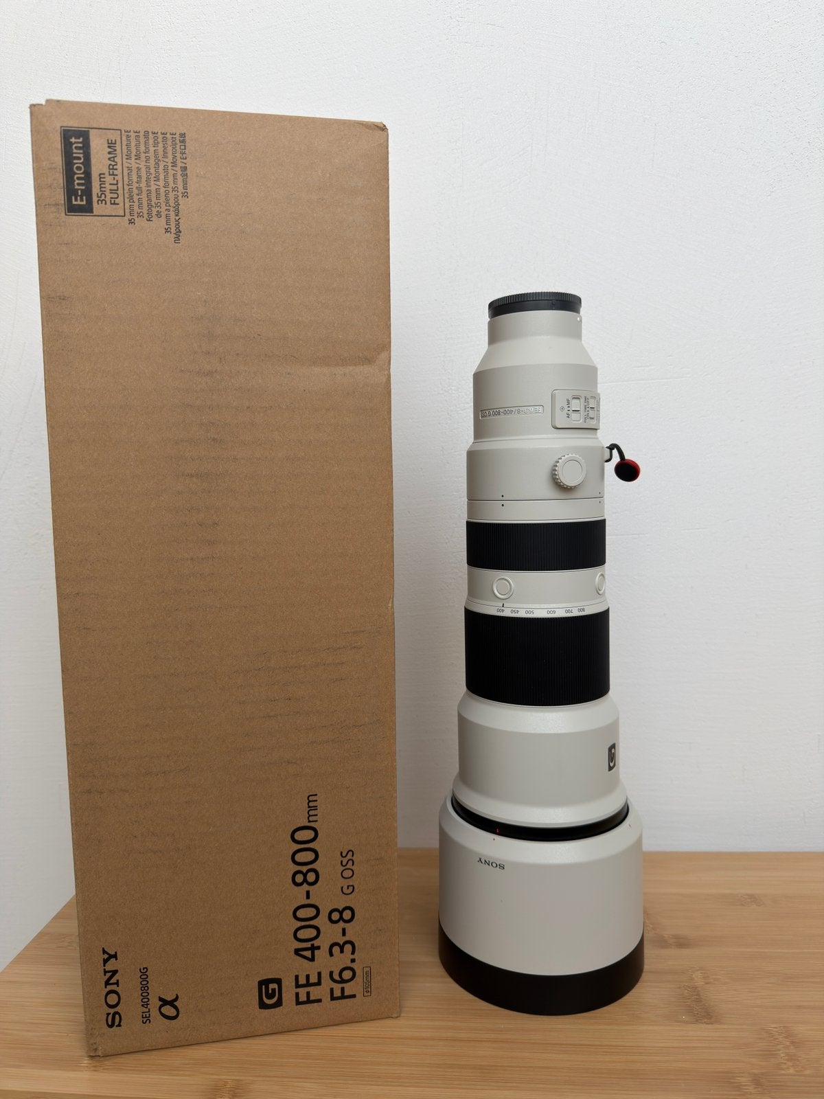 Sony 400-800mm 6.3-8 OSS SEL400800G, Ophalen, Zo goed als nieuw, Telelens