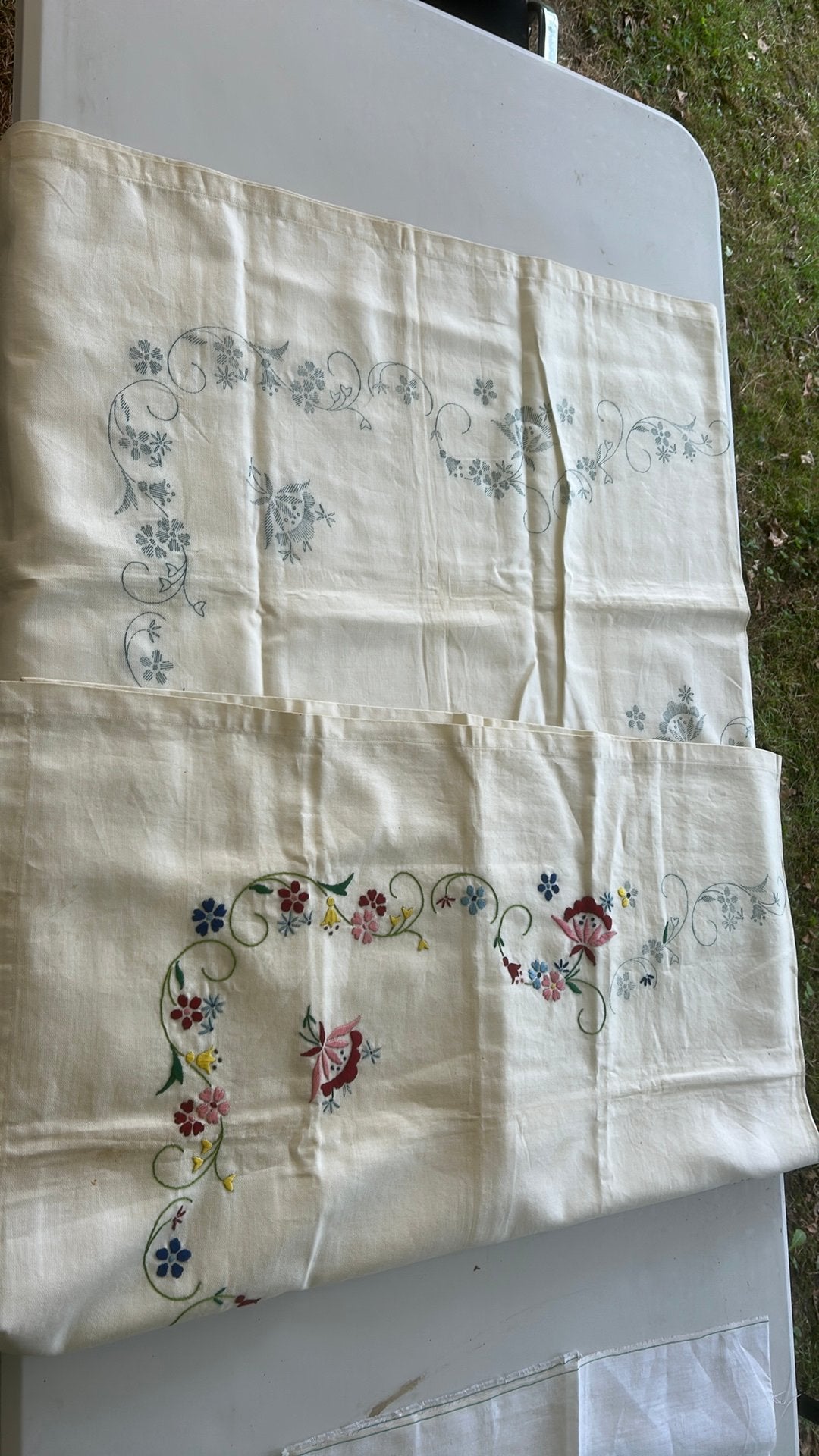 Tafelkleed om te borduren DMC, Ophalen of Verzenden, Borduurpakket