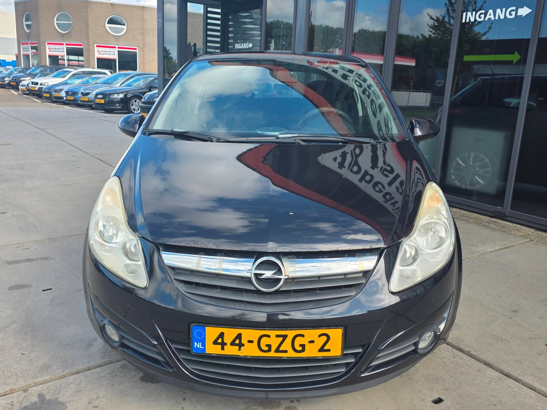 Opel Corsa 1.4-16V Business - Airco - Electr ramen -, Voorwielaandrijving, Stof, Gebruikt, Zwart