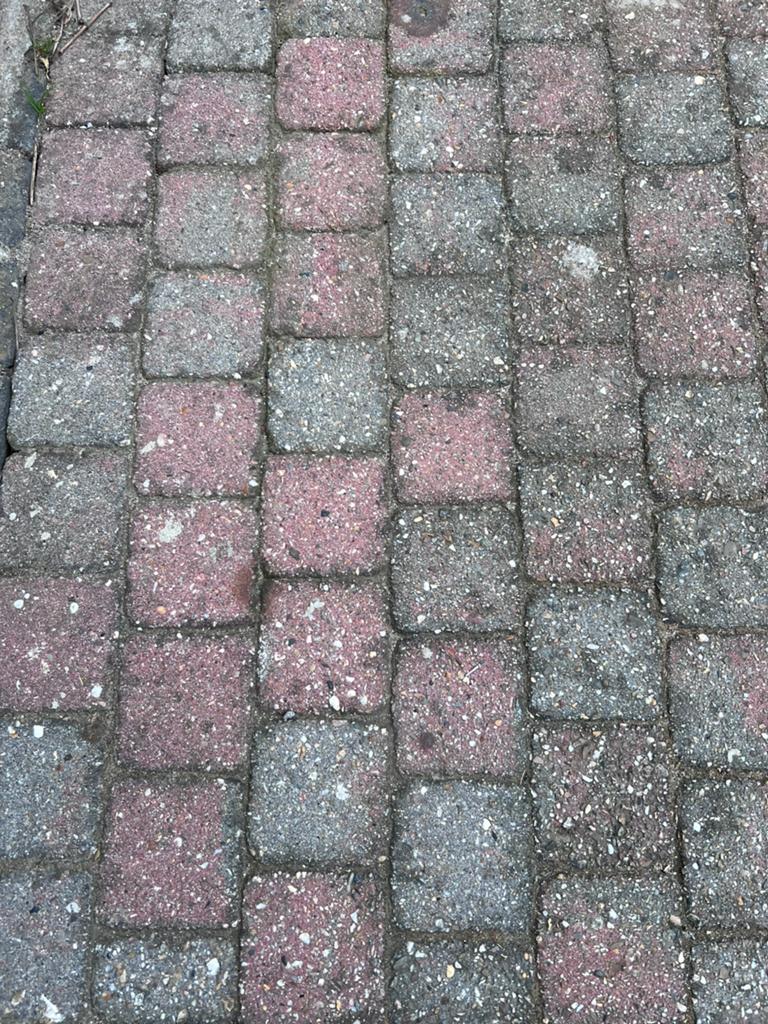 Gratis cobblestones ca 9m2, Tuin en Terras, Tegels en Klinkers, Ophalen, Gebruikt, Beton