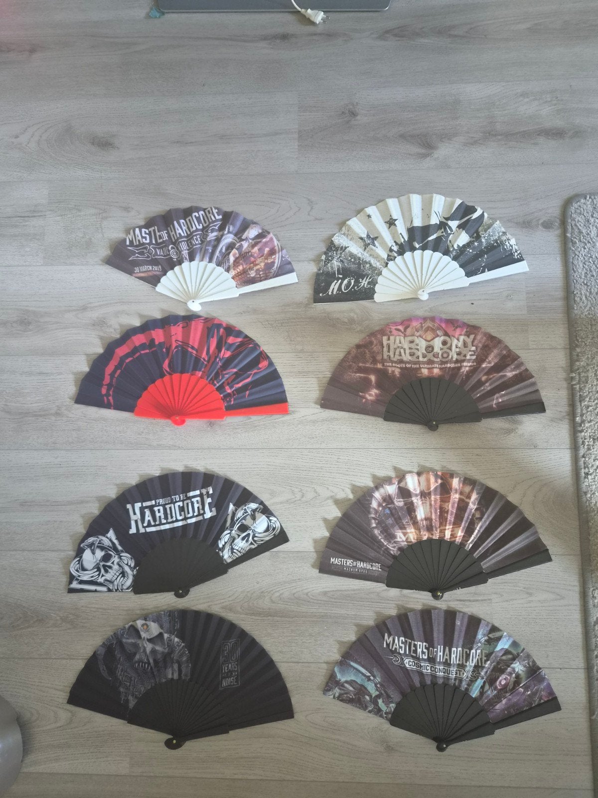 Hardcore CD's en waaiers (A Nightmare in Rotterdam), Ophalen, Gebruikt, Hardcore, Inclusief doosje