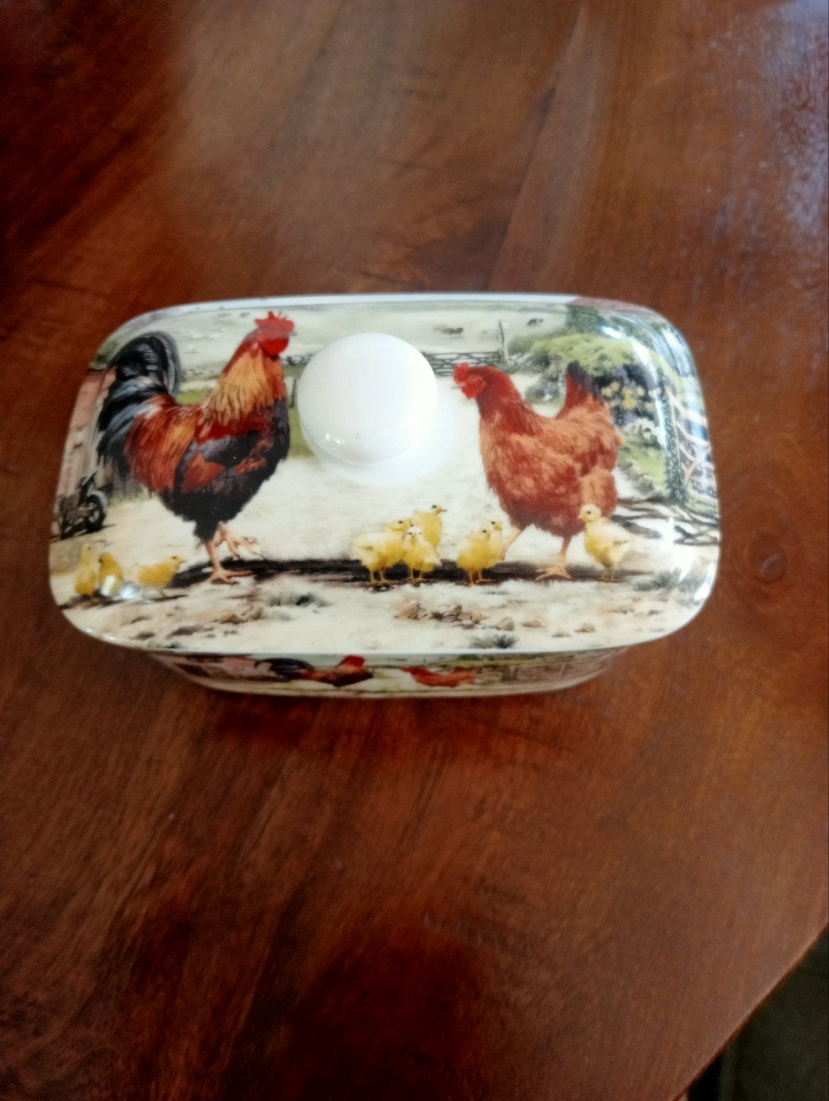 Botervloot...Cockerel& Hen...Macneil studio., Overige typen, Ophalen of Verzenden, Zo goed als nieuw, Overige stijlen