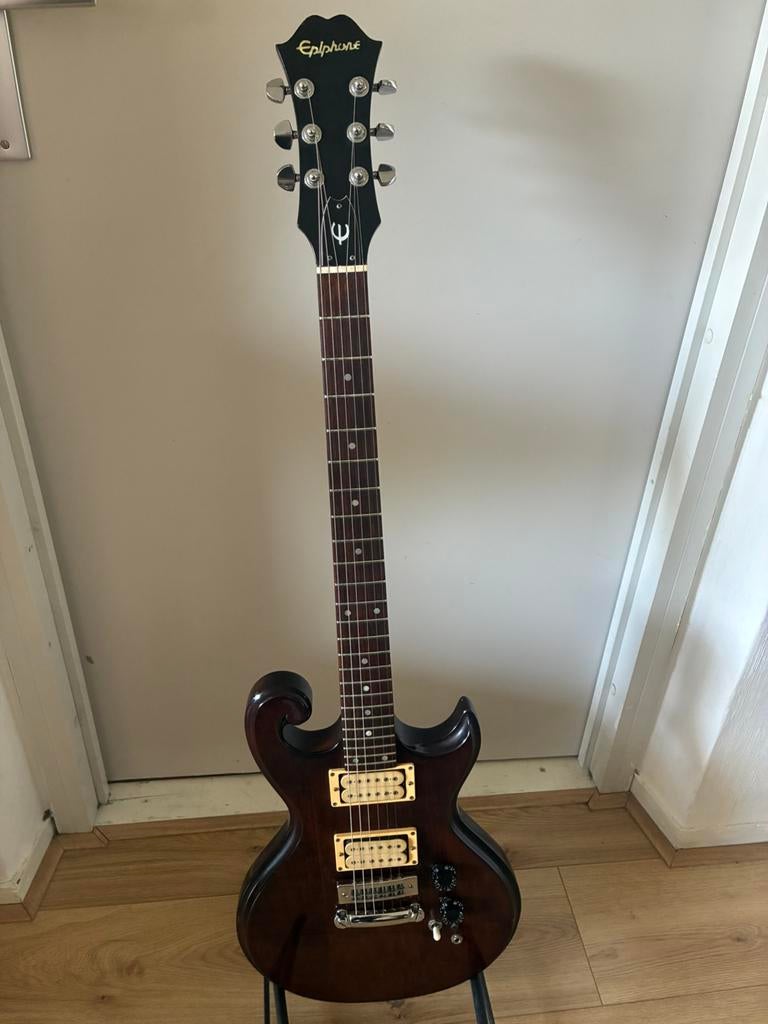 Epiphone SC 450 Scroll 1976-1979 Japan Elektrische Gitaar, Muziek en Instrumenten, Ophalen of Verzenden, Gebruikt, Solid body