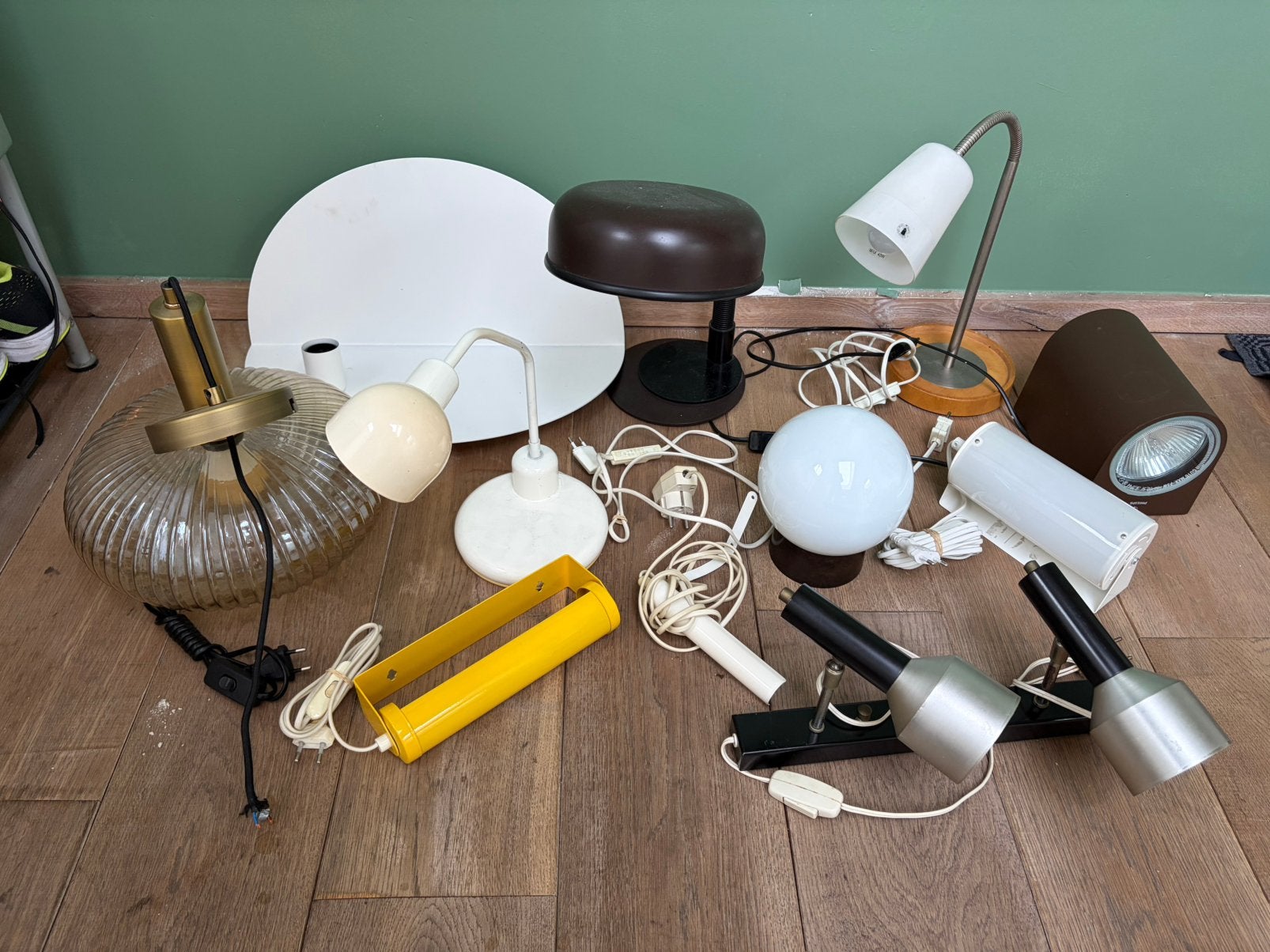 Partij div lampen vintage , buitenlamp,hanglamp en wandlamp, Ophalen, Zo goed als nieuw, Overige fittingen, Overige typen