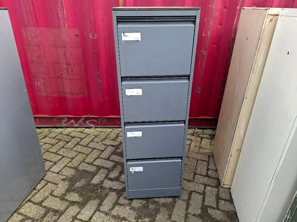 metalen ladekast wit bovenblad, Huis en Inrichting, Kasten | Ladekasten, Ophalen, Gebruikt, 5 laden of meer, 50 tot 100 cm