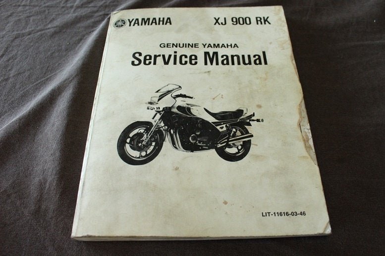 Yamaha XJ900 RK 1983/1984 motorcycle service manual XJ 900, Ophalen of Verzenden, Yamaha