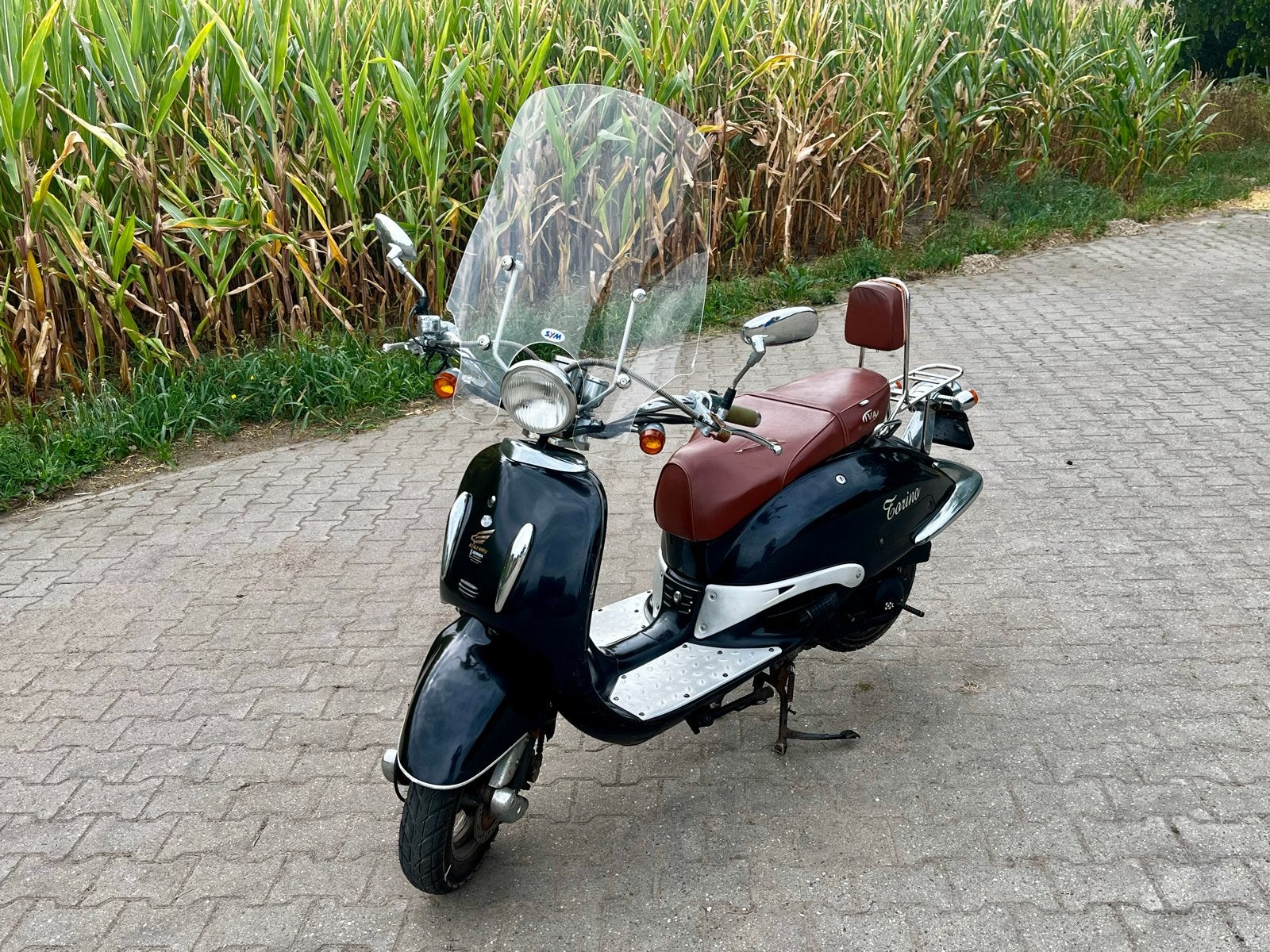 Benzhou Yiying Retro Scooter (2011), Fietsen en Brommers, Snorfietsen en Snorscooters, Gebruikt, Benzine, Ophalen, Overige merken