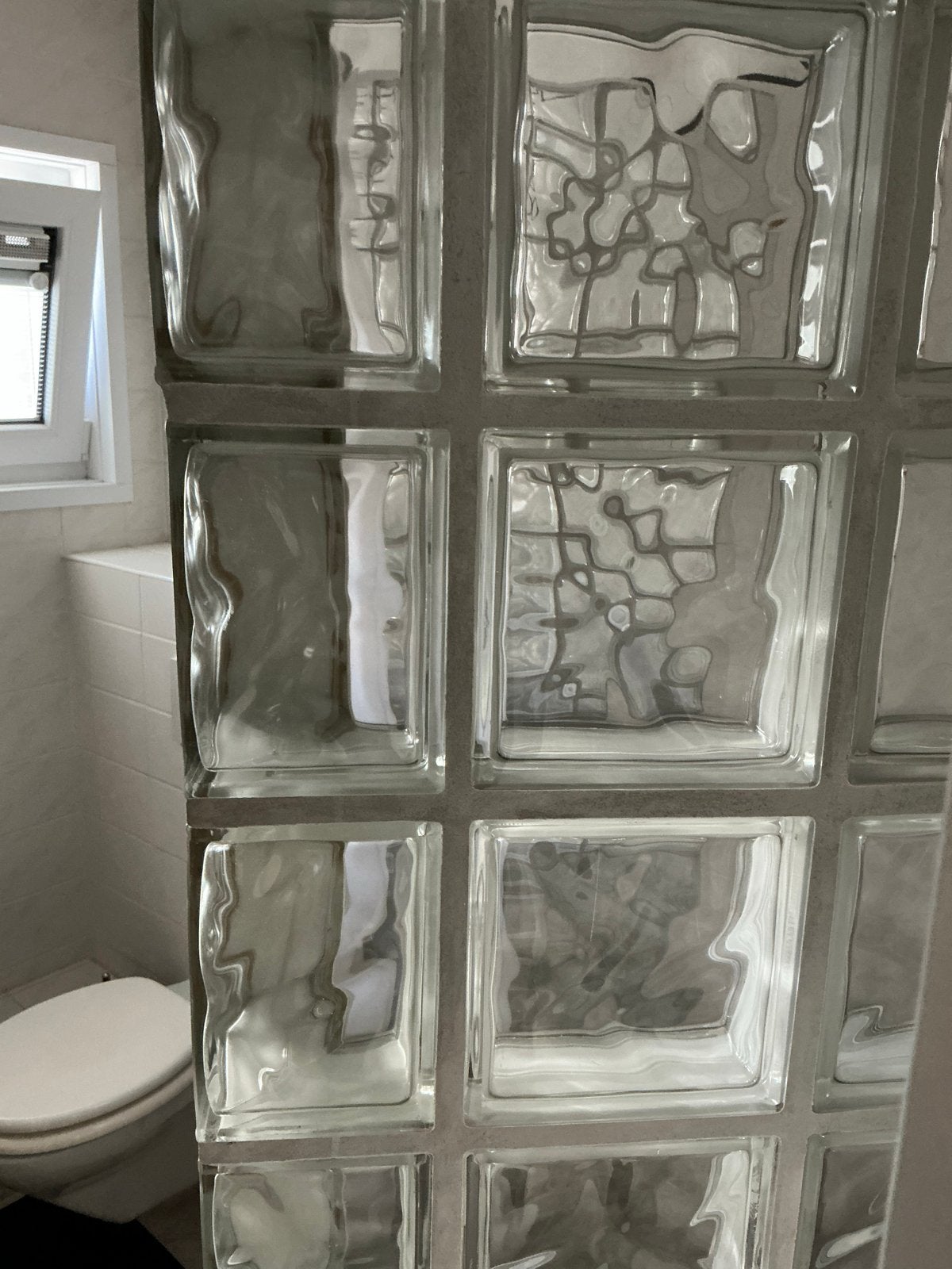 Glazen bouwstenen wit (36x 19x19x8cm, 18x 19x8x8cm), Doe-het-zelf en Verbouw, Glas en Ramen, Ophalen, Gebruikt, Overige typen