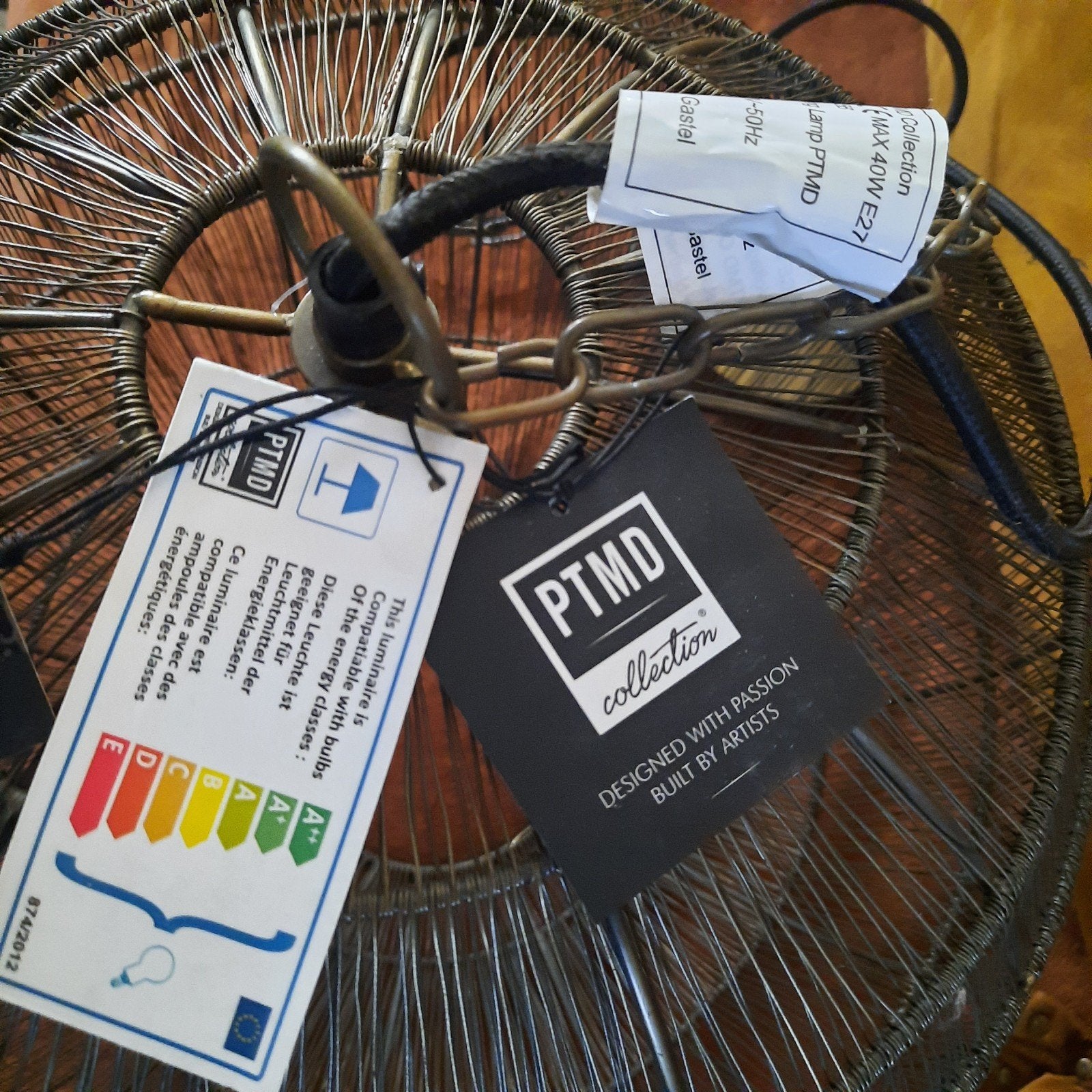 Nieuw : PTMD Hanglamp Bruin brons, Ophalen of Verzenden