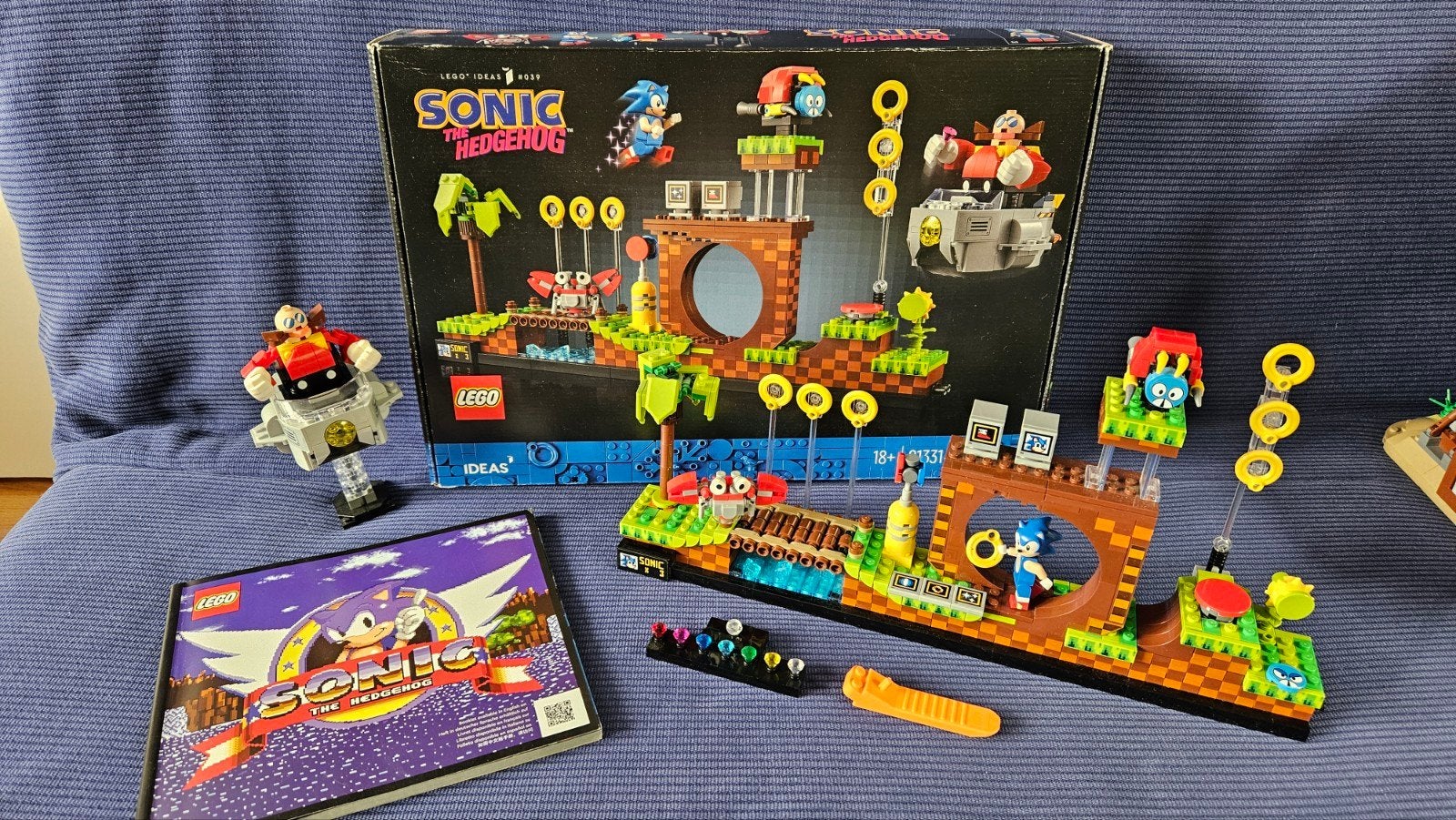 LEGO Ideas 21331 Sonic the Hedgehog - Green Hill Zone, Lego, Ophalen of Verzenden, Compleet, Complete set