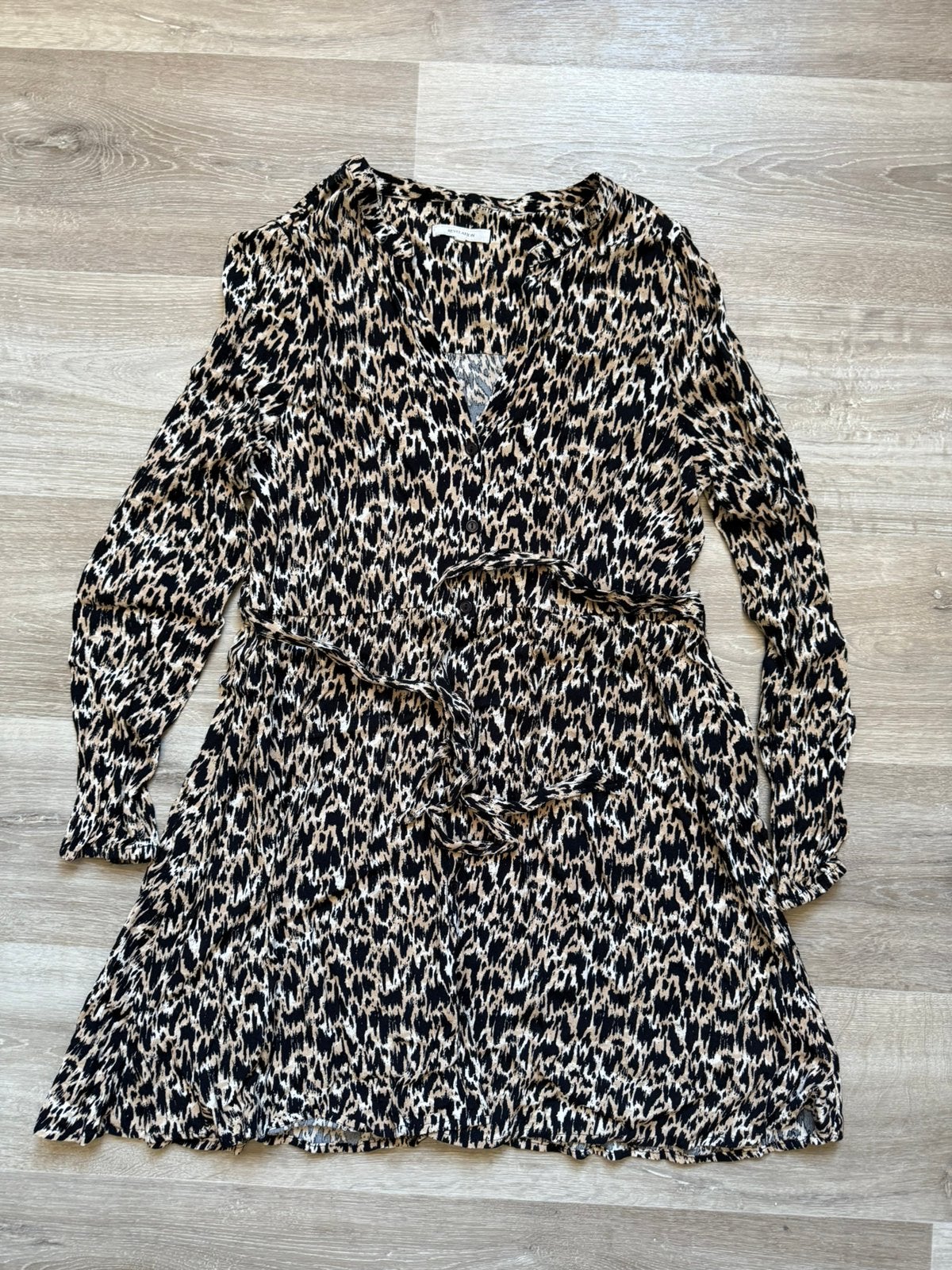 Revelation dames jurk L beige zwart, Zwart, Maat 42/44 (L), Ophalen of Verzenden, Zo goed als nieuw