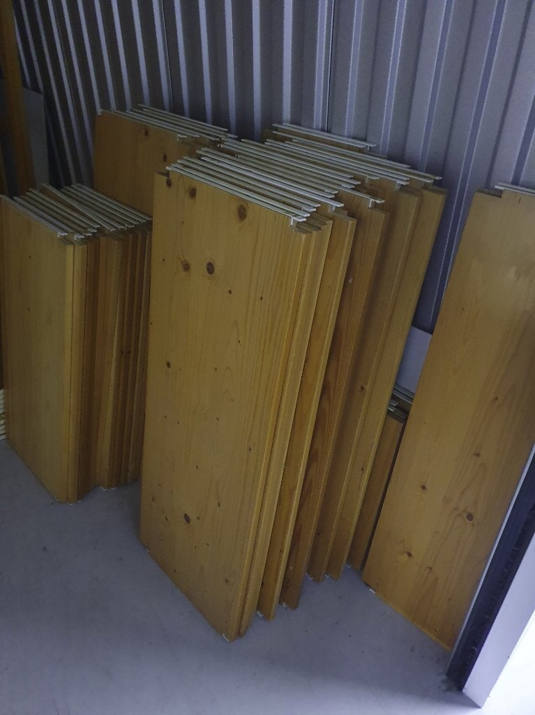 Lundia schappen en staanders per stuk, Ophalen, Met plank(en), Gebruikt, 200 cm of meer