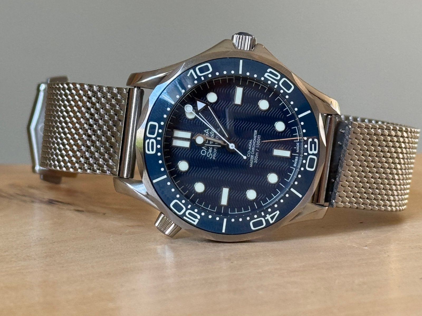 Omega Seamaster automaat 007 James Bond 60 anniversary, Verzenden, Zo goed als nieuw, Staal, Omega