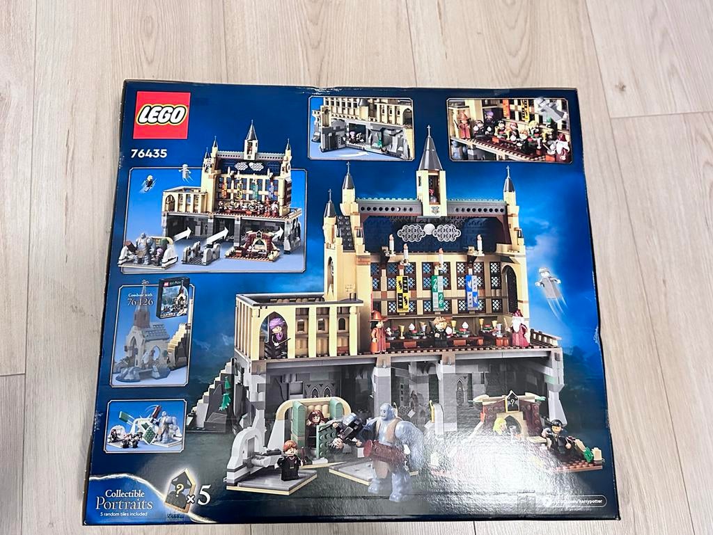 Lego Harry Potter 76435 Zweinstein grote zaal, Lego, Ophalen of Verzenden, Complete set, Ongeopend/sealed