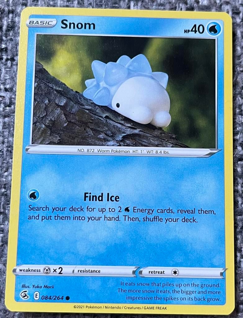 Pokémonkaart van Snom (872) • Fusion Strike (084/264), Verzenden, Nieuw, Losse kaart