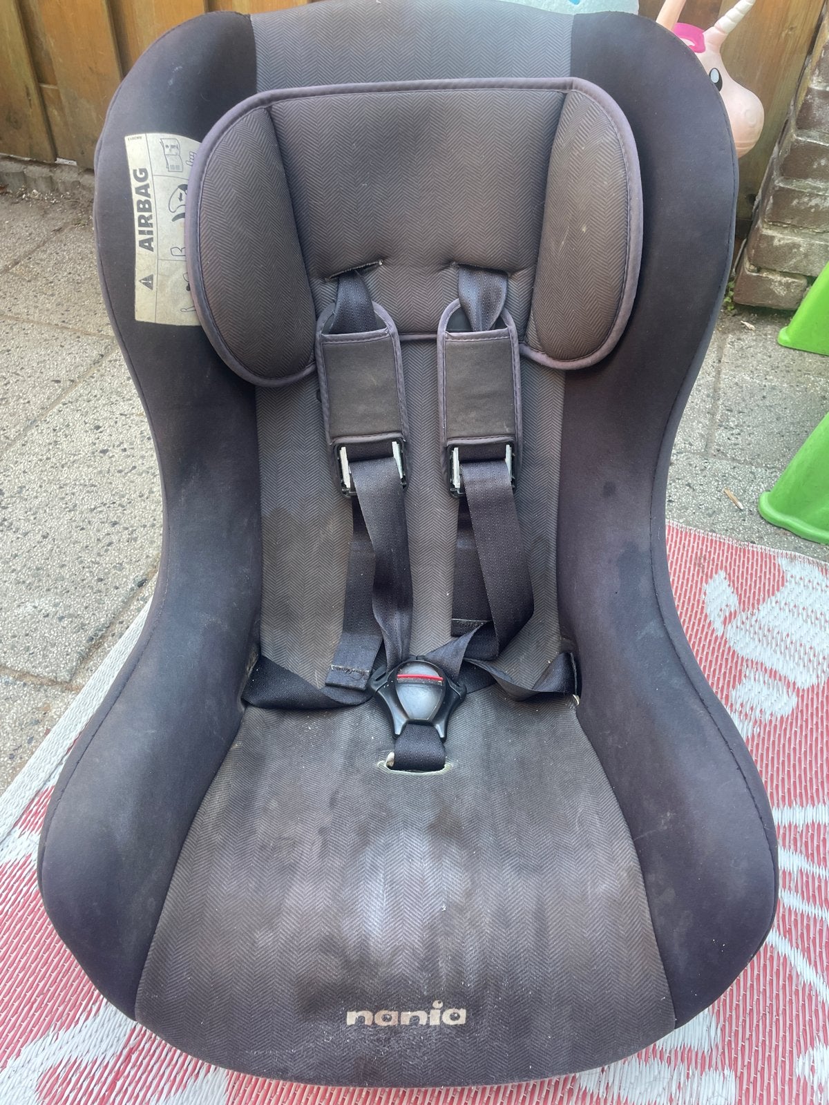 Nania autostoel - Gebruikt maar functioneel, Overige merken, 0 t/m 18 kg, Ophalen of Verzenden, Gebruikt