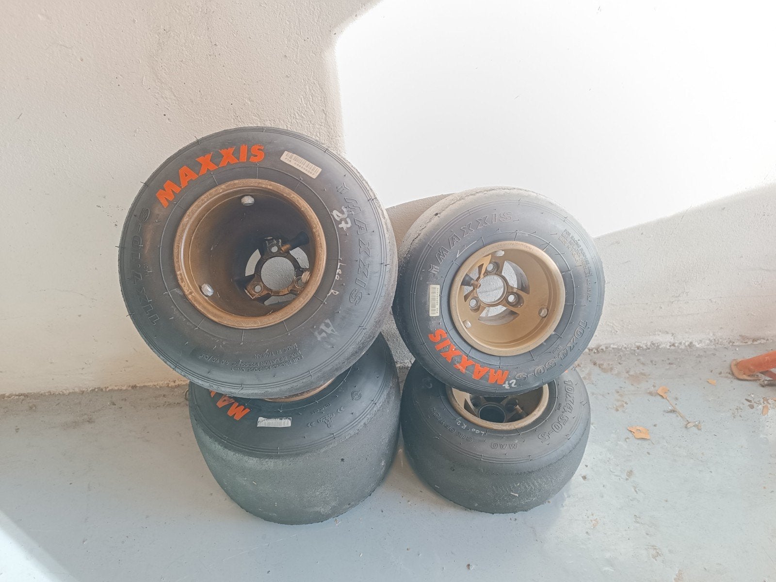 3x Maxxis Kartwielen sets, Ophalen of Verzenden, Gebruikt