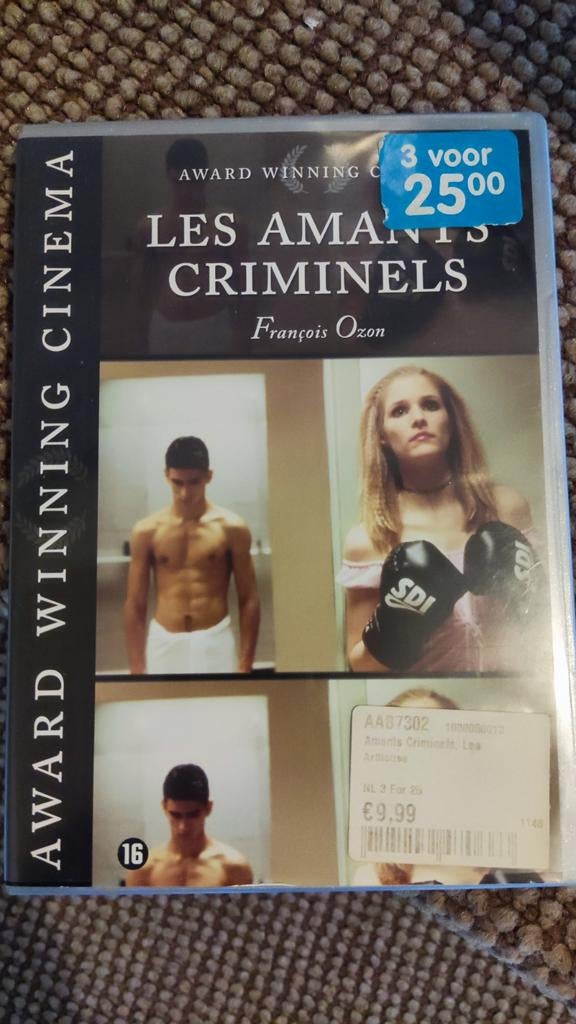 Gay Themed movie: Les Amants Criminels DVD, Cd's en Dvd's, Vanaf 16 jaar, Ophalen of Verzenden, Gebruikt