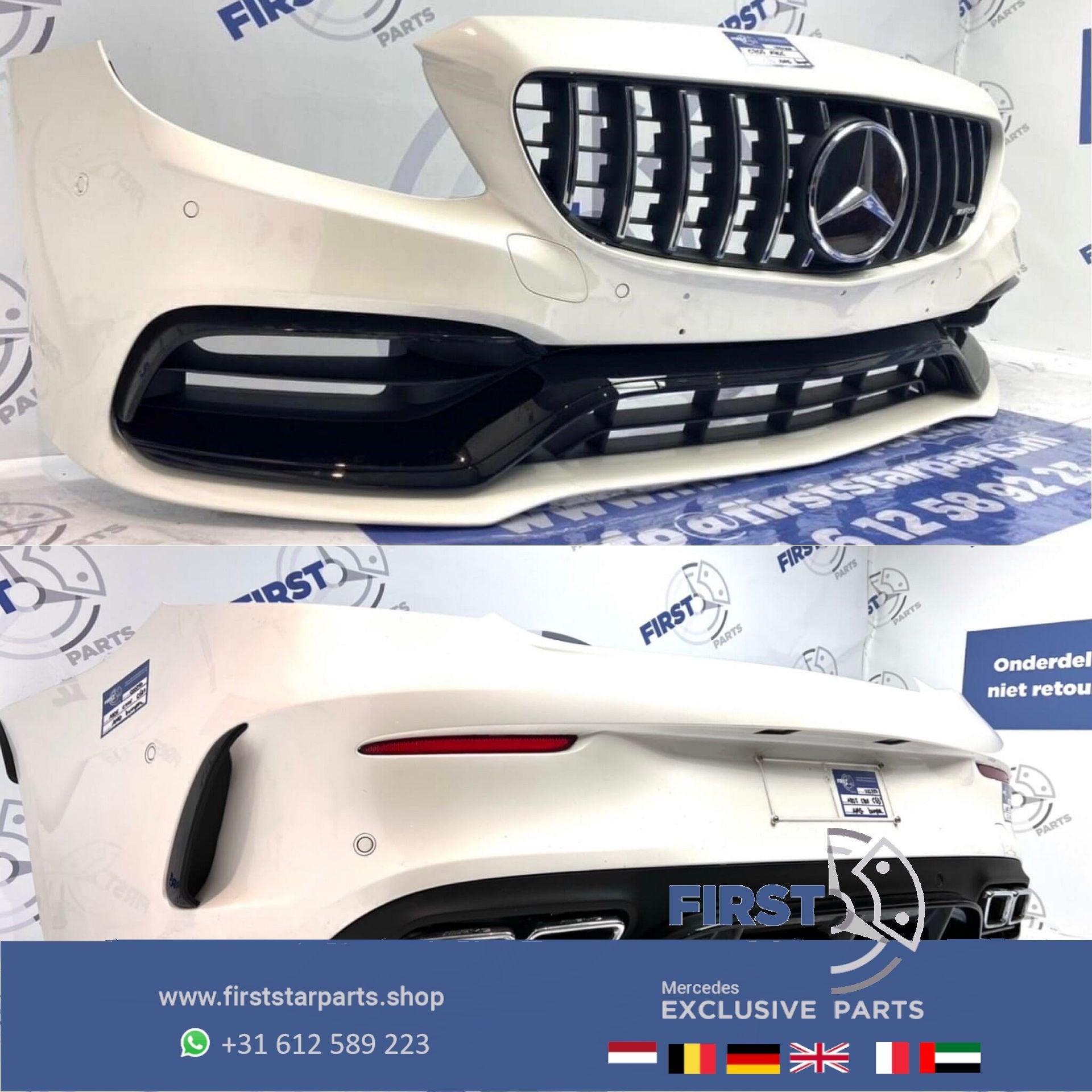 A205 C205 C63 FACELIFT AMG PAKKET COMPLEET Mercedes C Klasse, Gebruikt, -, Ophalen of Verzenden, Bumper