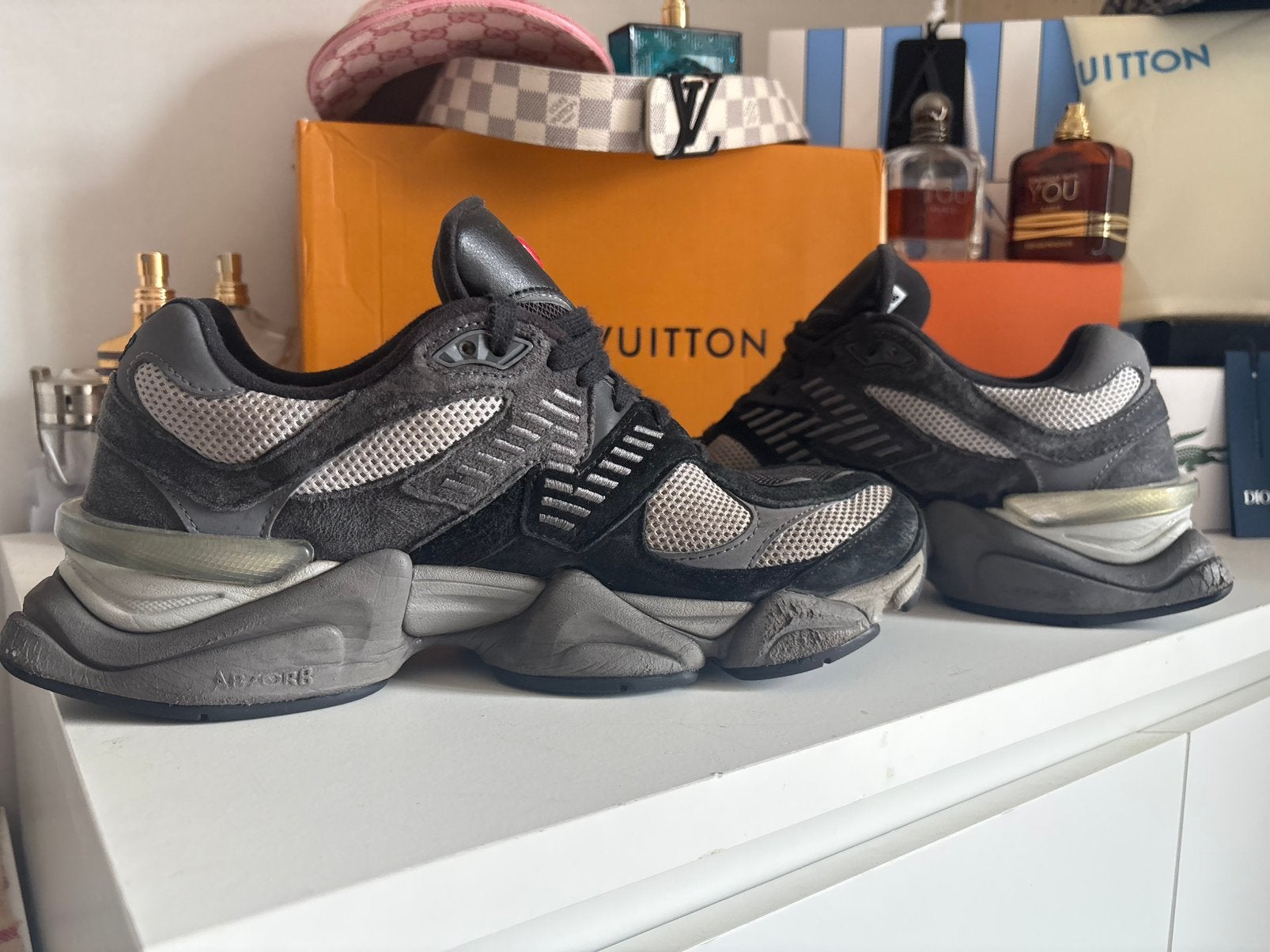 zwarte New Balance 9060 sneakers, Kleding | Heren, Ophalen, Zo goed als nieuw, Zwart