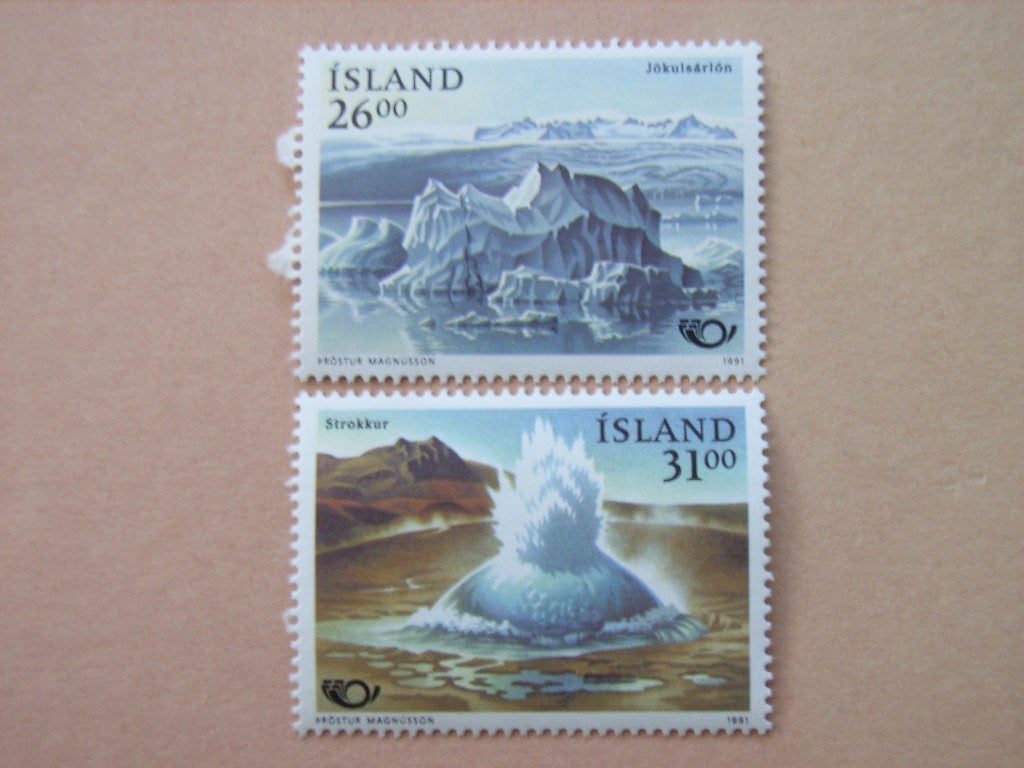 KZ  IJsland 747-748 Pf, Postzegels en Munten, Ophalen of Verzenden, IJsland, Postfris
