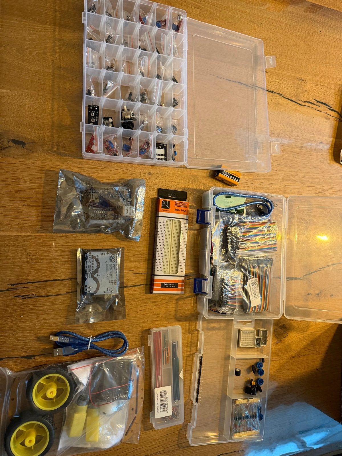 Arduino Starter Kit & Elektronica Hobby Pakket, Ophalen of Verzenden, Zo goed als nieuw