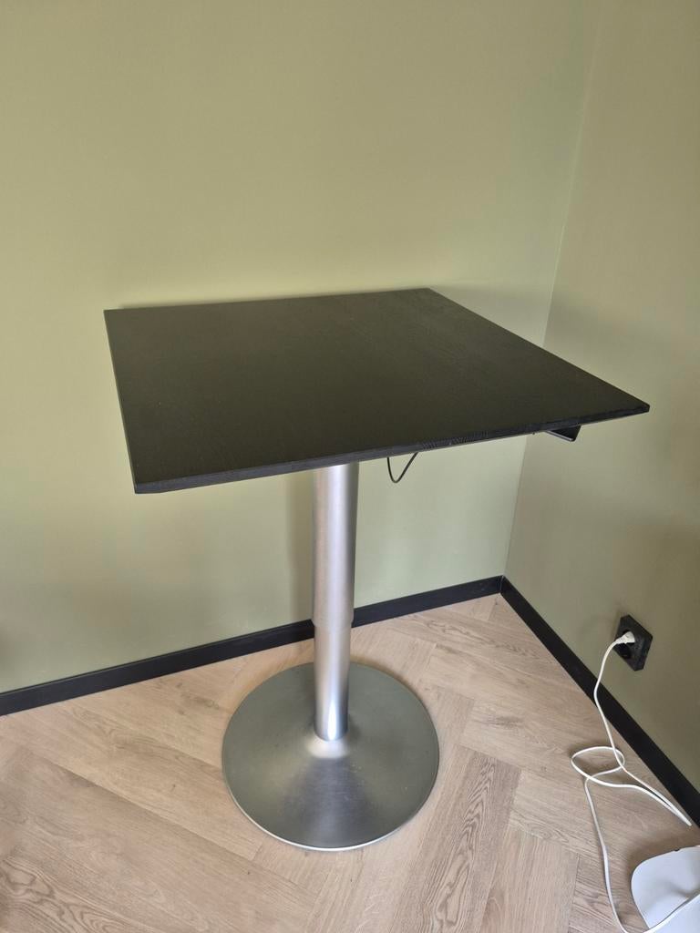 In hoogte verstelbare statafel - 70x70 cm blad, Ophalen, In hoogte verstelbaar, Gebruikt