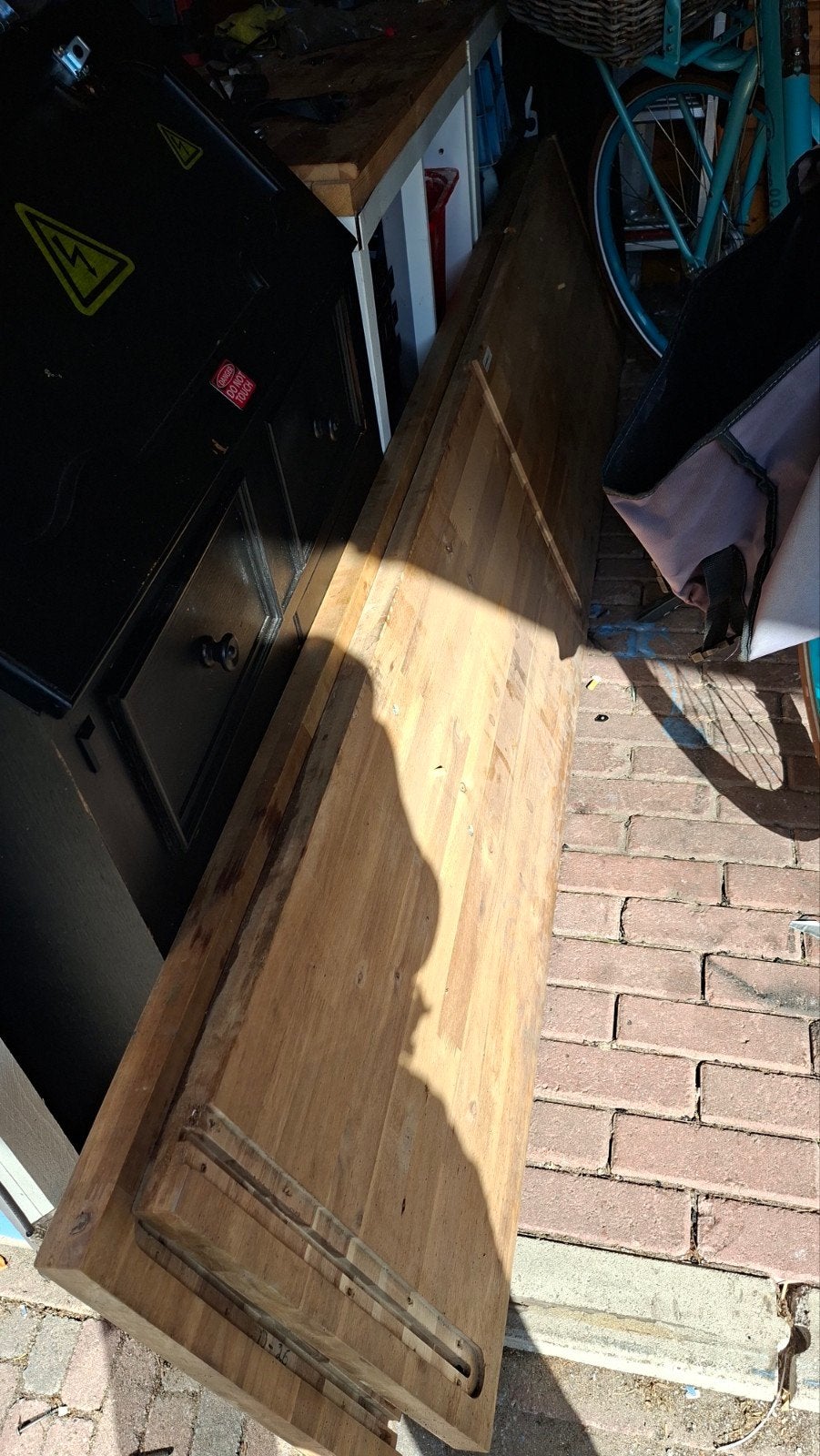tafelblad/ plank Acacia, Tuin en Terras, Ophalen, Hout