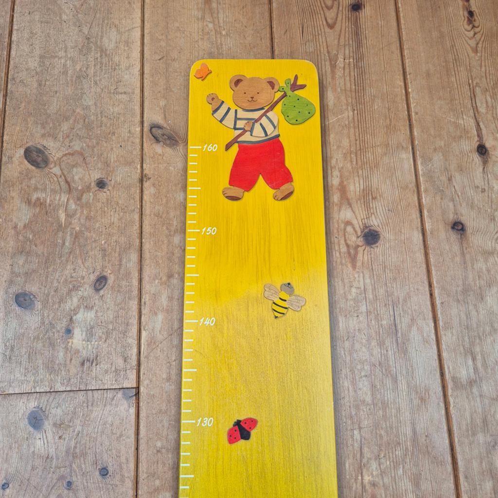De Noest meetlat beertje en vlindertjes 160cm, Kinderen en Baby's, Kinderkamer | Inrichting en Decoratie, Ophalen, Gebruikt, Wanddecoratie